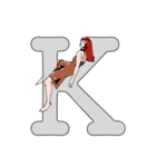 アルファベット女子（個別スタンプ：11）