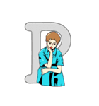 アルファベット女子（個別スタンプ：16）