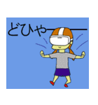VRゴーグルをかけて生活するカケミ（個別スタンプ：11）