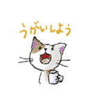 気づかいマスク猫（個別スタンプ：13）