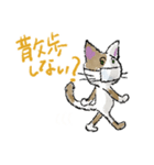 気づかいマスク猫（個別スタンプ：14）