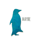 街角のペンギンたち（個別スタンプ：17）