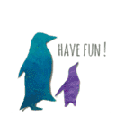 街角のペンギンたち（個別スタンプ：21）