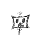 枕モンスター（個別スタンプ：17）