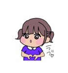 なんか癒される女の子（個別スタンプ：4）