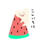 やわらかくまさんとなかまたち（個別スタンプ：3）