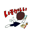 すすめ！カーリーくん（個別スタンプ：18）