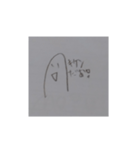指のような人間の絵スタンプ（個別スタンプ：2）