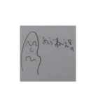 指のような人間の絵スタンプ（個別スタンプ：3）