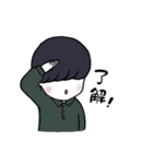 ◓マッシュヘッドボーイ◓（個別スタンプ：1）