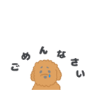 家族で使える！トイプードルのいる毎日（個別スタンプ：25）