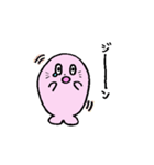 ぴんくのあざらし(伝える)（個別スタンプ：31）
