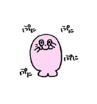 ぴんくのあざらし(伝える)（個別スタンプ：39）