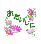 おとなの気遣い お花のスタンプ（個別スタンプ：13）