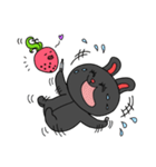 こよなく愛する黒うさぎ（個別スタンプ：2）