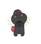 こよなく愛する黒うさぎ（個別スタンプ：8）