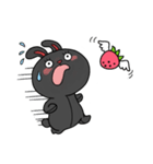 こよなく愛する黒うさぎ（個別スタンプ：10）