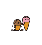恋人用かわいいアイスクリーム（個別スタンプ：2）