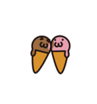 恋人用かわいいアイスクリーム（個別スタンプ：5）