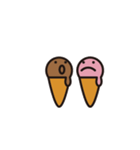恋人用かわいいアイスクリーム（個別スタンプ：6）