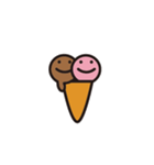 恋人用かわいいアイスクリーム（個別スタンプ：8）
