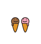 恋人用かわいいアイスクリーム（個別スタンプ：9）