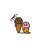 恋人用かわいいアイスクリーム（個別スタンプ：10）