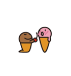 恋人用かわいいアイスクリーム（個別スタンプ：12）