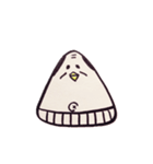 おにぎりひよこさん（漢字ver. ）（個別スタンプ：1）