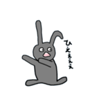 手描きのねことうさぎ（個別スタンプ：2）