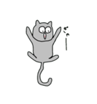 手描きのねことうさぎ（個別スタンプ：3）