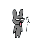 手描きのねことうさぎ（個別スタンプ：6）