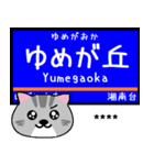 毎日使える！関東の電車の駅名連絡2（個別スタンプ：24）