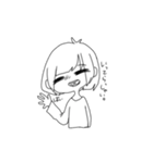 ゆるゆる女の子たち（個別スタンプ：4）