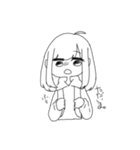 ゆるゆる女の子たち（個別スタンプ：5）