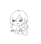 ゆるゆる女の子たち（個別スタンプ：10）
