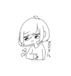 ゆるゆる女の子たち（個別スタンプ：14）