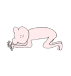 変なクマによるポージング2（個別スタンプ：8）