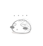 リアルな表情のイチゴ味のモチ（個別スタンプ：5）