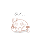 リアルな表情のイチゴ味のモチ（個別スタンプ：13）