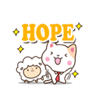 ネコとヒツジ 3（個別スタンプ：9）