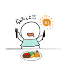 ゆるっとてんちゃんのごはんスタンプ（個別スタンプ：6）