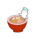 ゆるっとてんちゃんのごはんスタンプ（個別スタンプ：24）