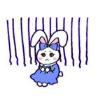 使いやすいかわいいウサギのスタンプ（個別スタンプ：6）