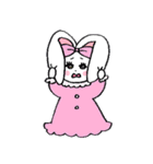使いやすいかわいいウサギのスタンプ（個別スタンプ：15）