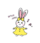使いやすいかわいいウサギのスタンプ（個別スタンプ：18）