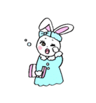 使いやすいかわいいウサギのスタンプ（個別スタンプ：23）