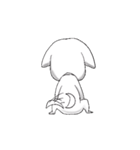 犬の着ぐるみスタンプ（個別スタンプ：12）