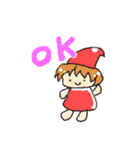かわいい妖精さんスタンプ（個別スタンプ：1）