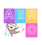 もっサル。2(ジム・敬語編)（個別スタンプ：20）
